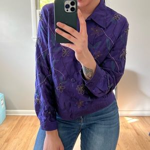 Vintage windbreak style blazer